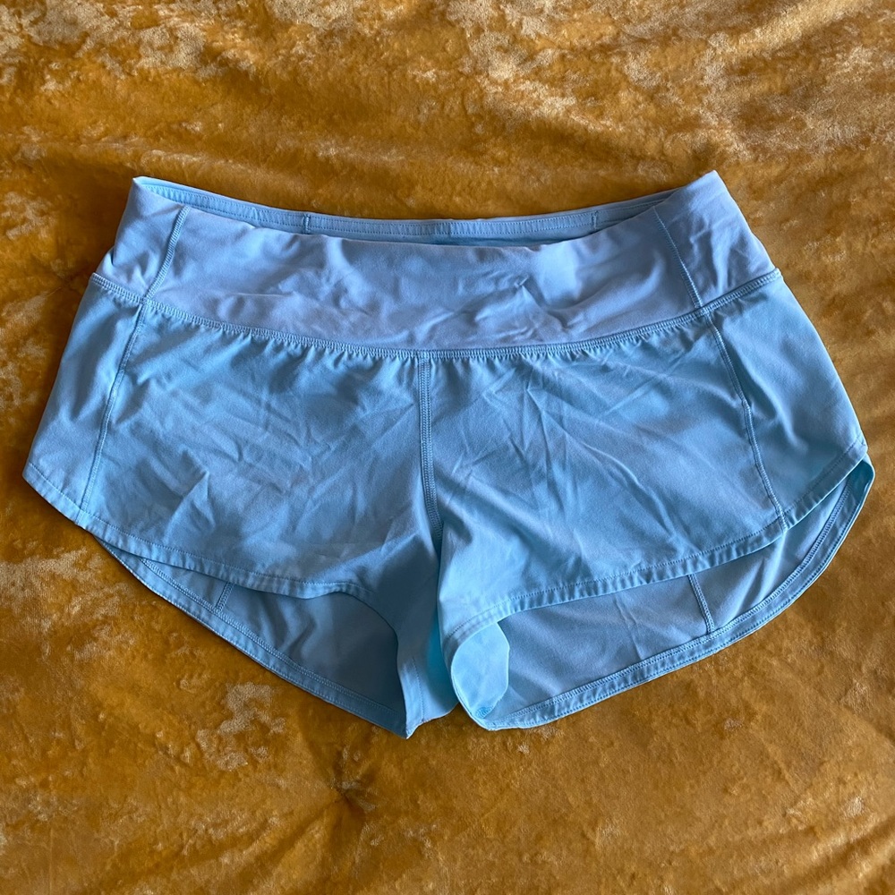 Lululemon Speed Up Low- Rise 2.5” shorts